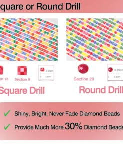 huacan pintura de diamante personalizada con foto, imágenes de diamantes de imitación diy, mosaico de diamantes redondos y cuadrados, bordado, decoración de pared, regalo único