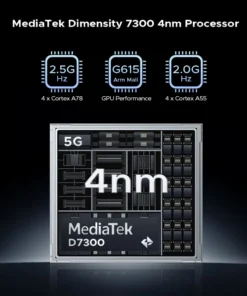 doogee blade gt ultra 5g teléfono resistente dimensión 7300 6,72 "16gb + 512gb efecto de luz led teléfono inteligente ultrafino