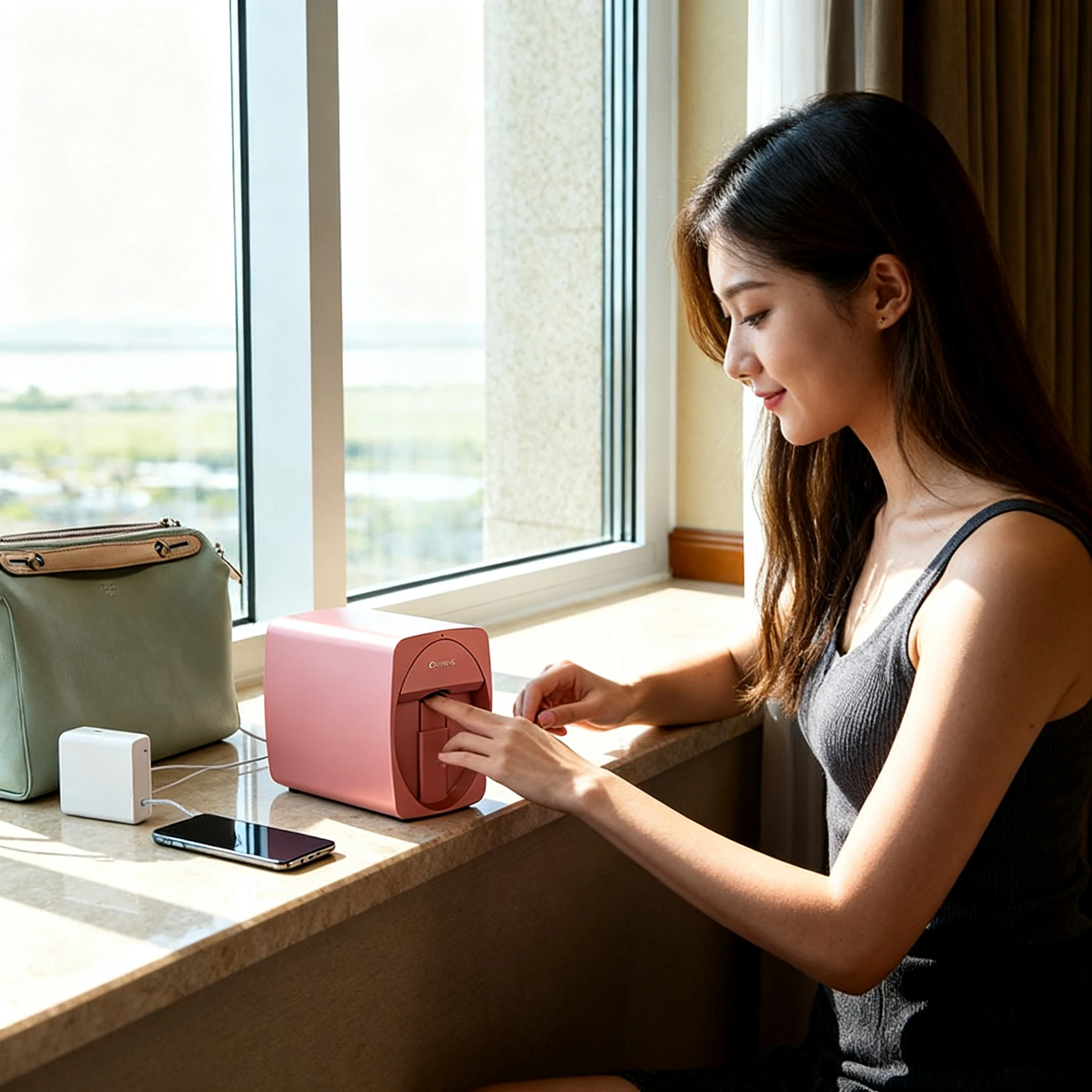 máquina de pintura de uñas móvil o2nails 3d: características de impresión de 2400dpi, conectividad wifi y diseño de patrones diy máquina de pintura de uñas móvil o2nails 3d: características de impresión de 2400dpi, conectividad wifi y diseño de patrones diy