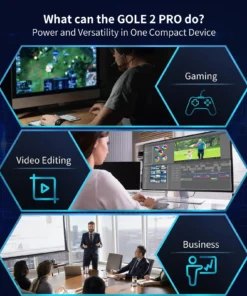 higole gole 2 pro intel n5095 mini pc window 11 wifi5 8/16gb 256gb 2500mah 4k ordenador de escritorio pantalla táctil 5,5 ''windows tablet