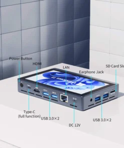 higole gole 2 pro intel n5095 mini pc window 11 wifi5 8/16gb 256gb 2500mah 4k ordenador de escritorio pantalla táctil 5,5 ''windows tablet