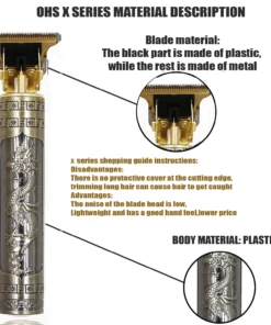 afeitadora de pelo eléctrica inalámbrica t9, recortadora de pelo, electrodomésticos, maquinillas de afeitar para peluquero de viaje, máquina de afeitar para hombres, recortadora para hombre