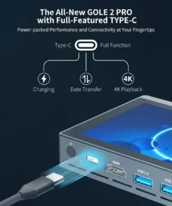 higole gole 2 pro intel n5095 mini pc window 11 wifi5 8/16gb 256gb 2500mah 4k ordenador de escritorio pantalla táctil 5,5 ''windows tablet