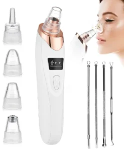 removedor de espinillas con 3 modos de succión, máquina de belleza para limpieza facial, eliminador de piel muerta, vacío facial, herramienta para el cuidado de la piel