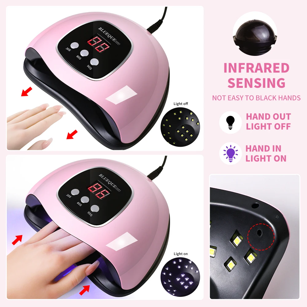 limegirl máquina secadora de uñas uv, lámpara profesional para manicura de 24 led uv, uso doméstico, lámpara de uñas para secado de esmalte y barniz con cable usb limegirl máquina secadora de uñas uv, lámpara profesional para manicura de 24 led uv, uso doméstico, lámpara de uñas para secado de esmalte y barniz con cable usb