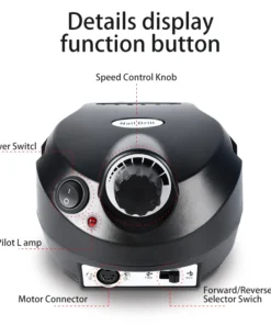 taladro eléctrico para uñas de 35000rpm, máquina de manicura profesional, juego de lijadora de uñas, broca para uñas, equipo pulidor portátil para salón de uñas