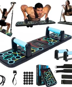 tabla de realce multifunción portátil con mango, equipo de gimnasio en casa, equipo de entrenamiento de músculos abdominales y pecho