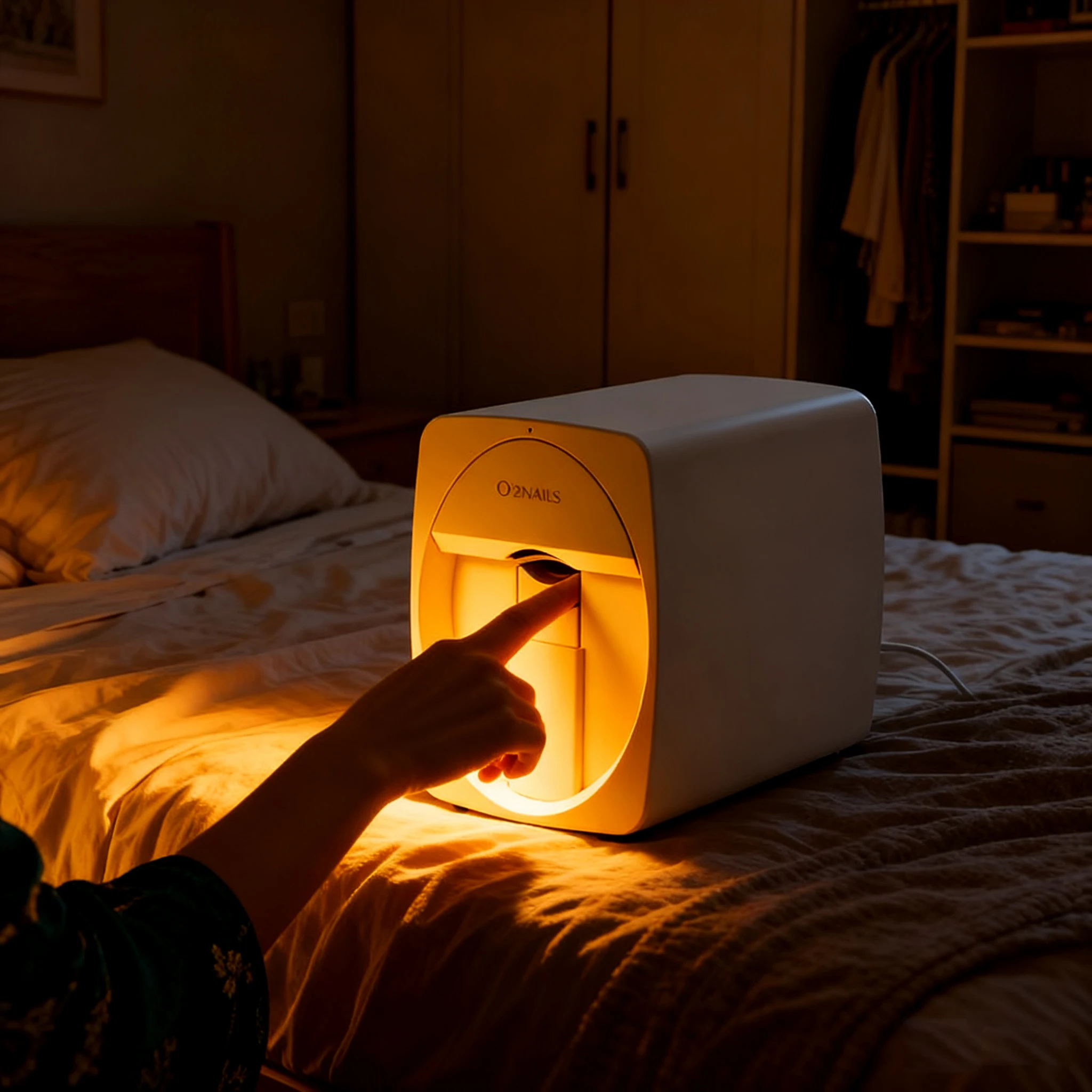 máquina de pintura de uñas móvil o2nails 3d: características de impresión de 2400dpi, conectividad wifi y diseño de patrones diy máquina de pintura de uñas móvil o2nails 3d: características de impresión de 2400dpi, conectividad wifi y diseño de patrones diy