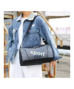 bolsa de gimnasio para hombre y mujer, mochila de hombro tipo bandolera para exteriores unisex, mochila personalizada para viajes nocturnos, bolsa deportiva para yoga