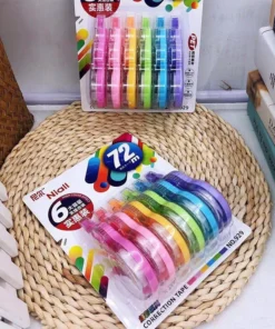 6 uds cinta correctora cinta correctora masilla cinta correctora papelería kawaii cosas dulces para la escuela xzd02
