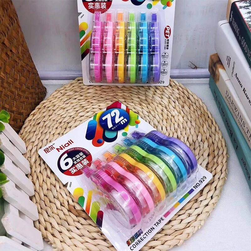 6 uds cinta correctora cinta correctora masilla cinta correctora papelería kawaii cosas dulces para la escuela xzd02 6 uds cinta correctora cinta correctora masilla cinta correctora papelería kawaii cosas dulces para la escuela xzd02