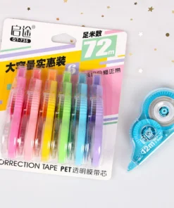 6 uds cinta correctora cinta correctora masilla cinta correctora papelería kawaii cosas dulces para la escuela xzd02