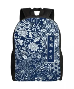 mochilas personalizadas muichiro tokito kimetsu no yaiba, mochilas impermeables para hombres y mujeres, mochila escolar demon slayer de anime, mochila estampada