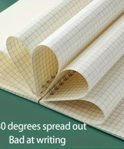 bloc de notas de cuadrícula a5, cuadernos en espiral, libro de bocetos, agenda, cuaderno de dibujo, cuadernos de escritura, suministros escolares de oficina