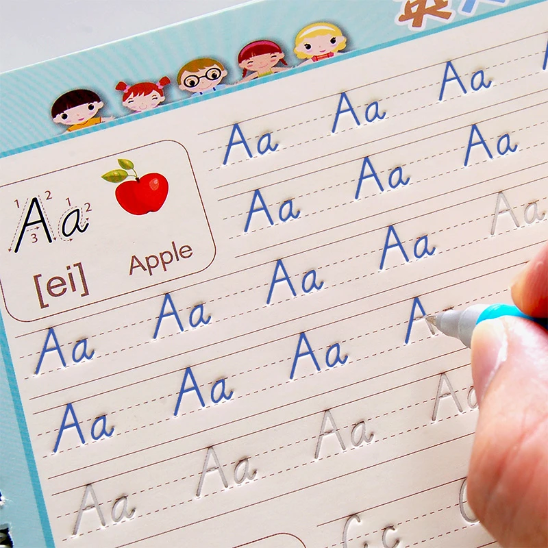 libro de práctica de magia para niños, libro estriado 3d reutilizable, alfabeto traceable, números, dibujo y libro de ejercicios de matemáticas libro de práctica de magia para niños, libro estriado 3d reutilizable, alfabeto traceable, números, dibujo y libro de ejercicios de matemáticas